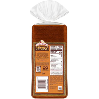 Arnold Stone Ground 100% Whole Wheat Bread - 16 Oz - Image 2