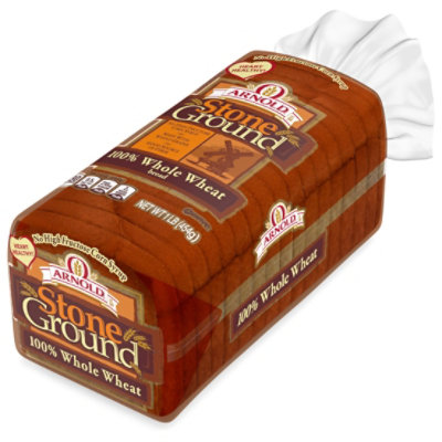 Arnold Stone Ground 100% Whole Wheat Bread - 16 Oz - Image 4