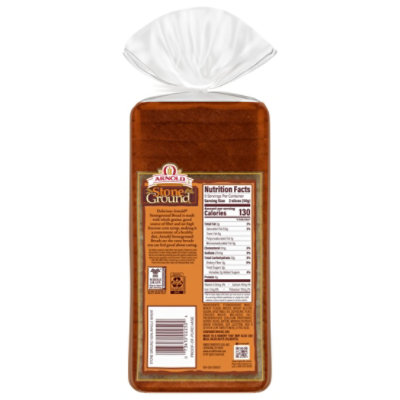 Arnold Stone Ground 100% Whole Wheat Bread - 16 Oz - Image 5