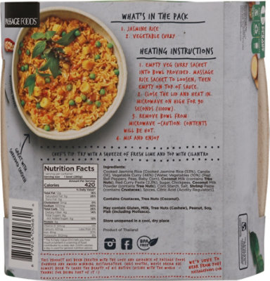 Passage To Asia Veg Entree Thai Curry Red - 9.87 Oz - Image 6