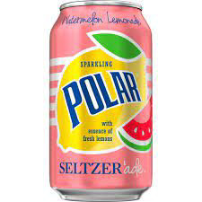 Polar Seltzer Lemonade Watermelon - 12 FZ - Image 1