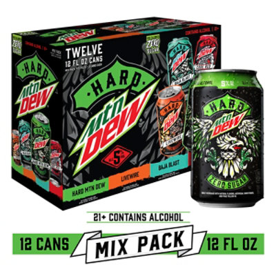 Hard Mountain Dew Classic Variety Pack - 12-12 Fl. Oz. - Image 1