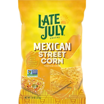 LATE JULY Snacks Mexican Street Corn Tortilla Chips - 7.8 Oz - Image 1