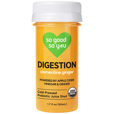 So Good So You Organic Digestion Clementine Ginger Probiotic Juice Shot - 1.7 Fl. Oz. - Image 2