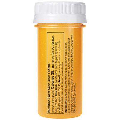 So Good So You Organic Digestion Clementine Ginger Probiotic Juice Shot - 1.7 Fl. Oz. - Image 5