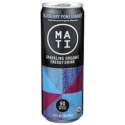 MATI Energy Drink Blue Pomegranate - 12 Fl. Oz. - Image 1