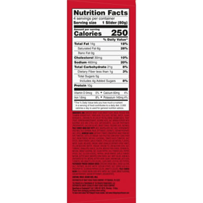 TGI Fridays BBQ Bacon Angus Cheeseburger Sliders Frozen Snacks - 4 Count - Image 5