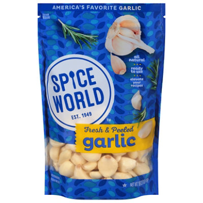 Spice World Fresh Peeled Garlic - Each - Image 3