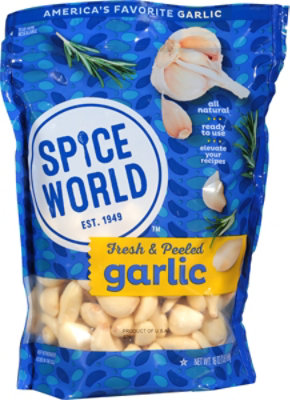 Spice World Fresh Peeled Garlic - Each - Image 2