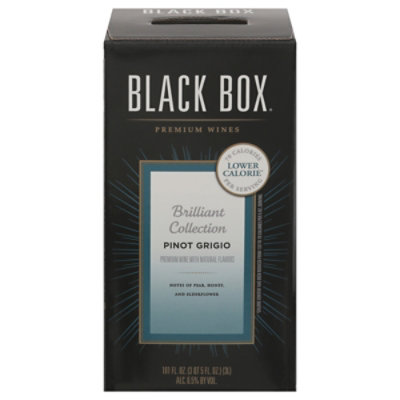 Black Box Low Cal Brilliant Pinot Grigio Wine - 3 Liter - Image 1
