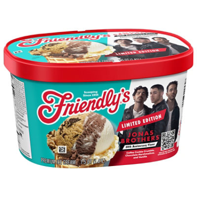 Friendly's Limited Edition Jonas Brothers 20th Anniversary Flavor Ice Cream - 1.5 Quart - Image 2