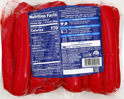 Kayem Franks Natural Casing Red 2.5 Lb - 40 OZ - Image 6