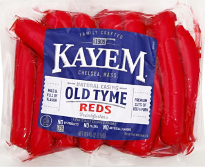 Kayem Franks Natural Casing Red 2.5 Lb - 40 OZ - Image 2