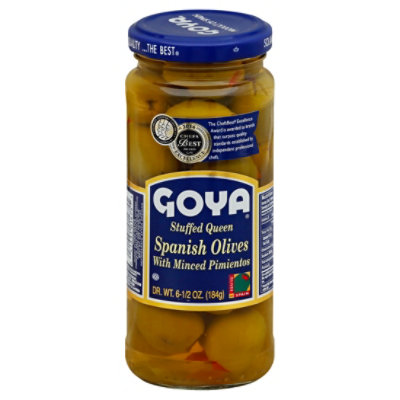 Goya Olives Queen Stuffed - 6.5 OZ - Image 1