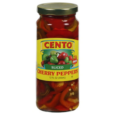 Cento Sliced Hot Cherry Pepper - 12 Oz - Image 3