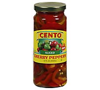 Cento Sliced Hot Cherry Pepper - 12 Oz