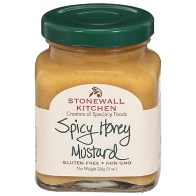 Stonewall Kitchen Mustard Spicy Honey - 8 OZ - Image 1