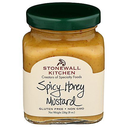 Stonewall Kitchen Mustard Spicy Honey - 8 OZ - Image 1