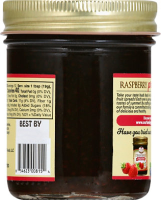 Our Family Garden Raspberry Preserves - 8 OZ - Image 6