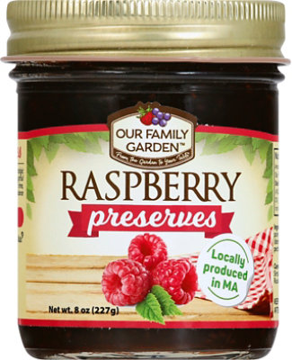 Our Family Garden Raspberry Preserves - 8 OZ - Image 2