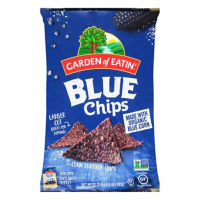 Garden Of Eatin Chip Trtla Blue Fiesta Org3 - 22 OZ - Image 1