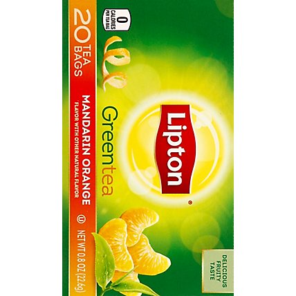 Lipton Green Tea Mandarin Orange - 20 CT - Image 3