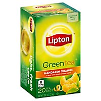 Lipton Green Tea Mandarin Orange - 20 CT - Image 1