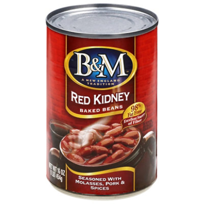 B&m Baked Red Kidney Beans Canned 16oz - 16 OZ - Image 1