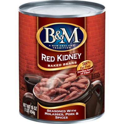 B&m Baked Red Kidney Beans Canned 16oz - 16 OZ - Image 1