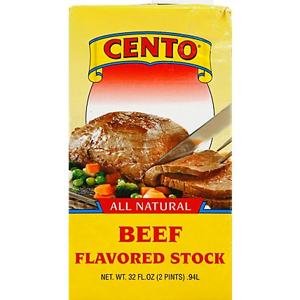 Cento Ready To Serve Beef Stock - 32 Fl. Oz. - Image 2