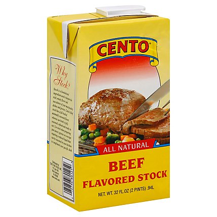 Cento Ready To Serve Beef Stock - 32 Fl. Oz. - Image 1
