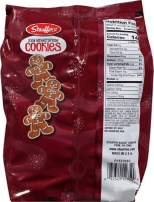 Ice Gingerbread Cookies Bag - 12 OZ - Image 6