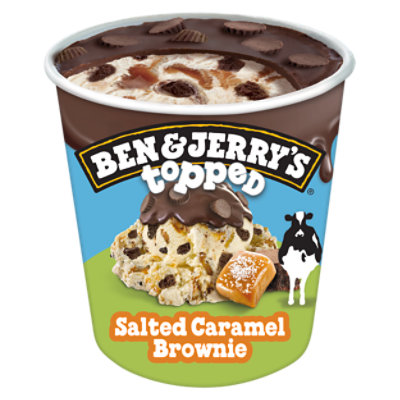 Ben & Jerry's Salted Caramel Brownie Topped Ice Cream - 15.2 Oz - Image 5