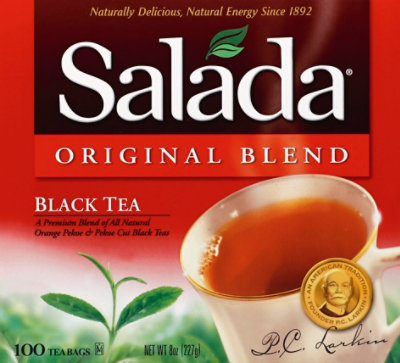 Salada Natural Black Tea 100 Count Bags - 100 CT - Image 2