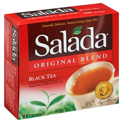 Salada Natural Black Tea 100 Count Bags - 100 CT - Image 1