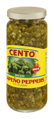 Cento Regular Diced Green Jalapeno Peppers - 12 Oz - Image 4