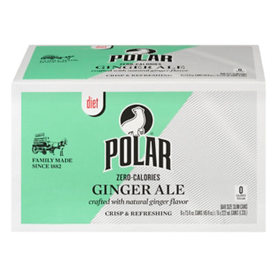 Polar Diet Gingerale Cans - 6-7.5 FZ - Image 3