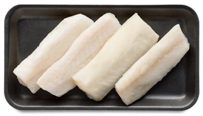 Wild Pacific Cod Fillets Previously Frozen - 1 Lb - Image 1