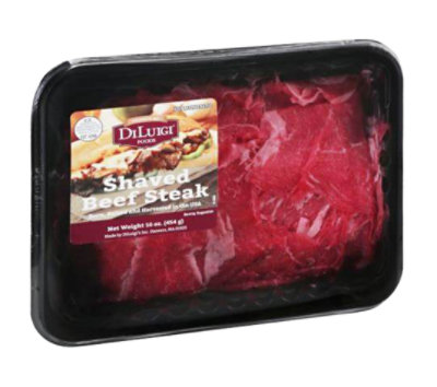 Diluigi Beef Shaved Steak - 1 Lb - Image 1