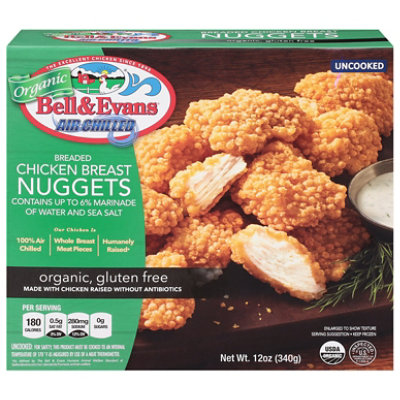 Bell & Evans Organic Breaded Chicken Breast Nuggets - 12 Oz. - Image 2