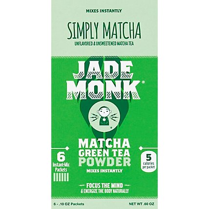Jade Monk Tea Matcha Pwdr - 6 CT - Image 2