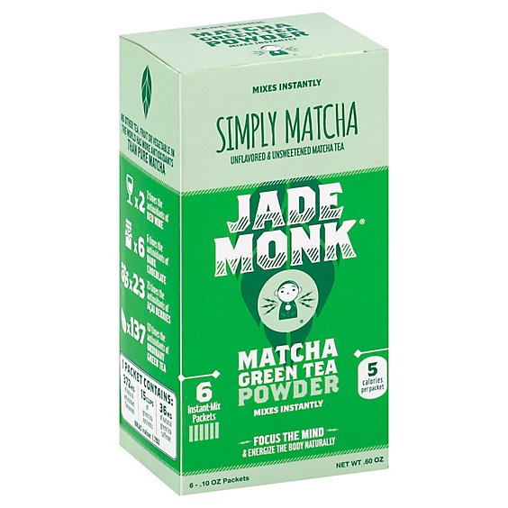 Jade Monk Tea Matcha Pwdr - 6 CT