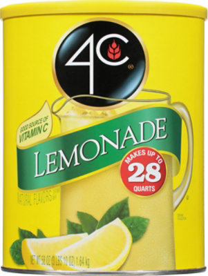 4C Foods Lemonade Drink Mix - 58 OZ - Image 2