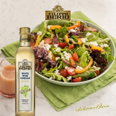 Filippo Berio Whte Wine Vinegar - 16.9 FZ - Image 2