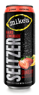 Mikes Hard Strawberry Lemonade Can - 25.4 FZ - Image 2
