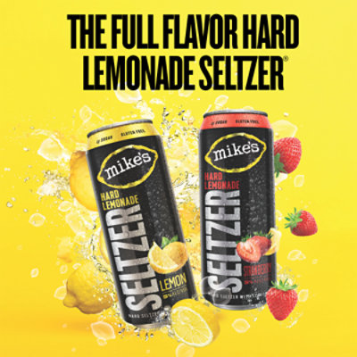Mikes Hard Strawberry Lemonade Can - 25.4 FZ - Image 4