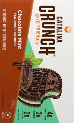 Catalina Crunch Chocolate Mint Keto Sandwich Cookies - 6.8 Oz - Image 5