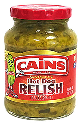 Cains Sweet Mustard Hotdog Relish - 10 FZ - Image 1