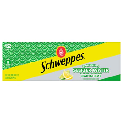 Schweppes Sparkling Water Lemon Lime - 12-12 FZ - Image 3