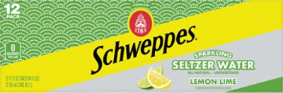 Schweppes Sparkling Water Lemon Lime - 12-12 FZ - Image 6